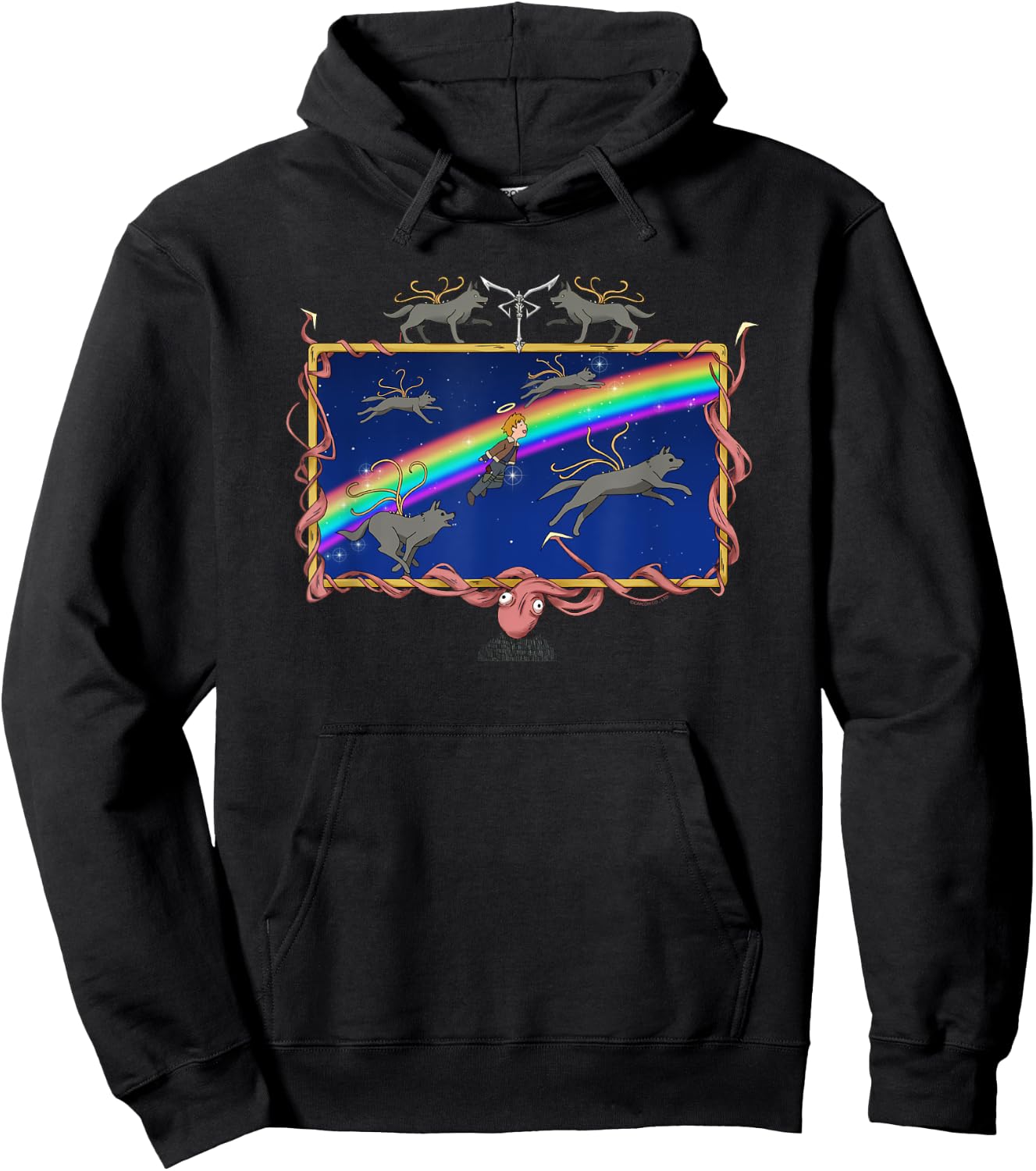 RESIDENT EVIL 4 The Masterpiece Theater "I'm tired" Hoodie - Hoodie | Black