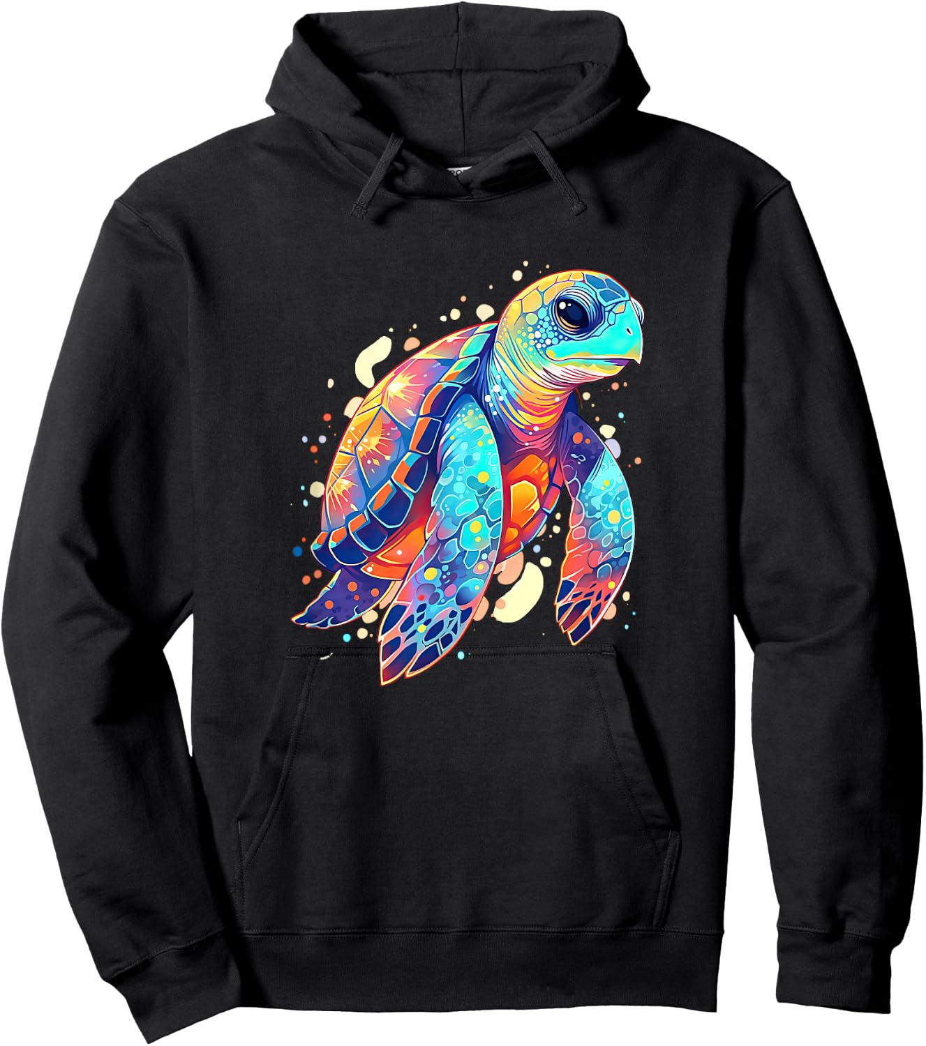 Cute Tortoise Sea Turtle Sea Animal Hoodie - Hoodie | Black