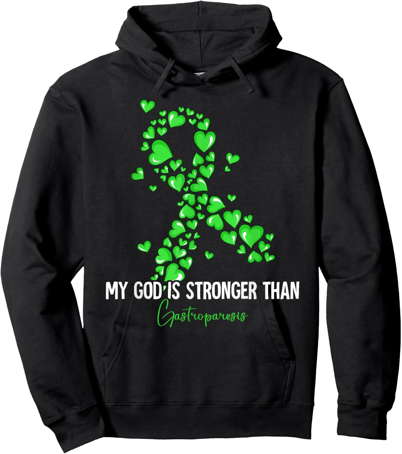 Gastroparesis Awareness Hoodie - Hoodie | Black