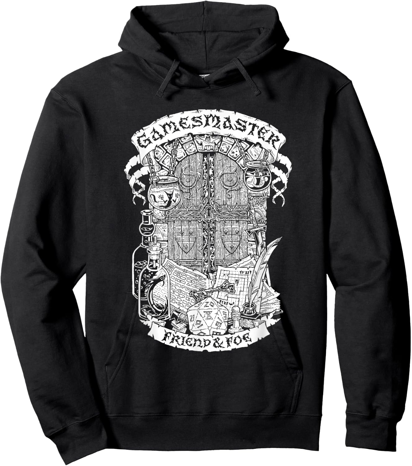 Fantasy Role-Playing Game (RPG) Gamesmaster Hoodie - Hoodie | Black