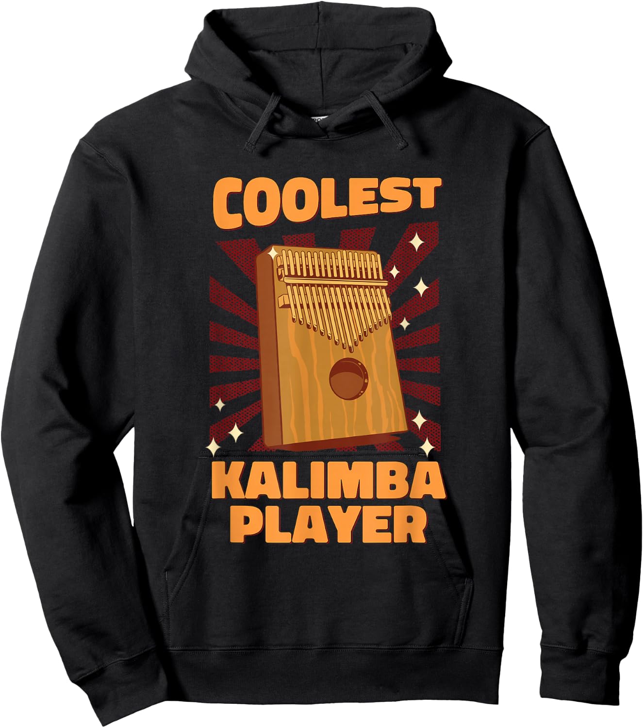 Coolest Kalimba Player Sound Instrument Kalimba Hoodie - Hoodie | Black