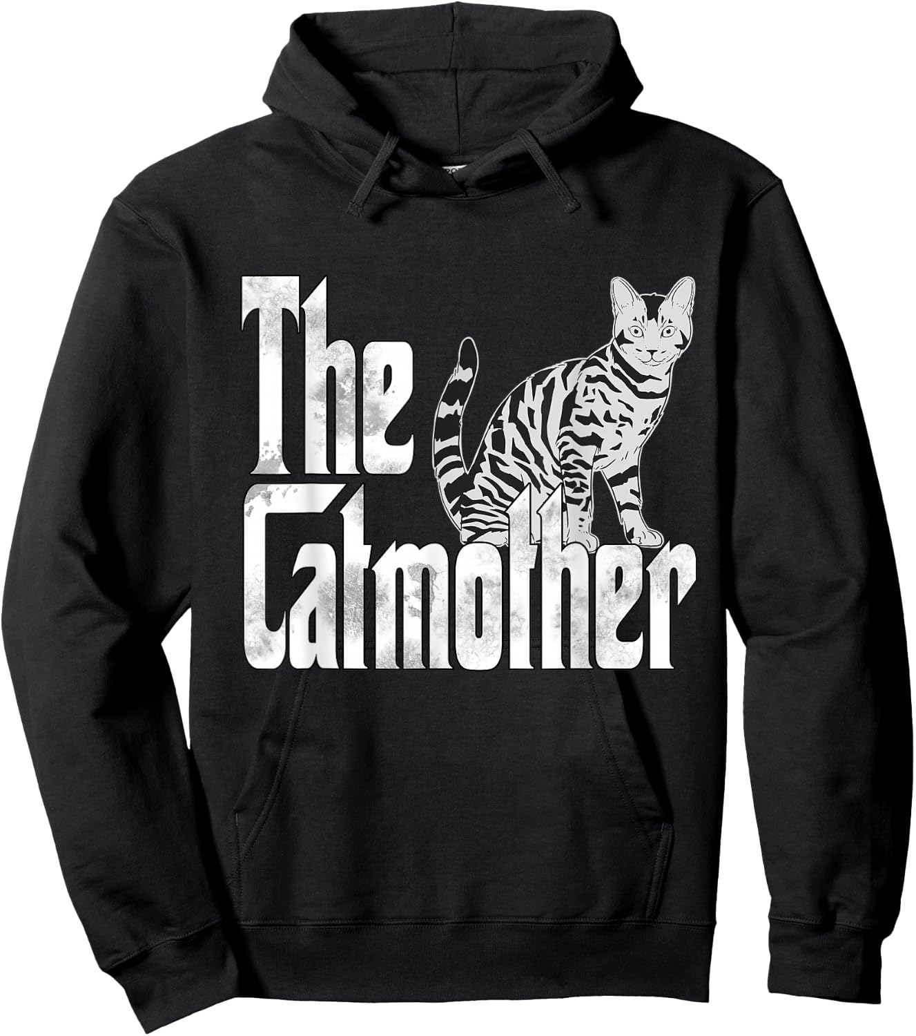 Cat Mom The Catmother Crazy Cat Mother Kitty Mommy Hoodie - Hoodie | Black