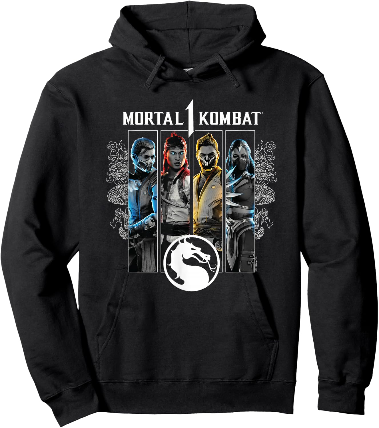 Mortal Kombat - MK1 Characters Hoodie - Hoodie | Black