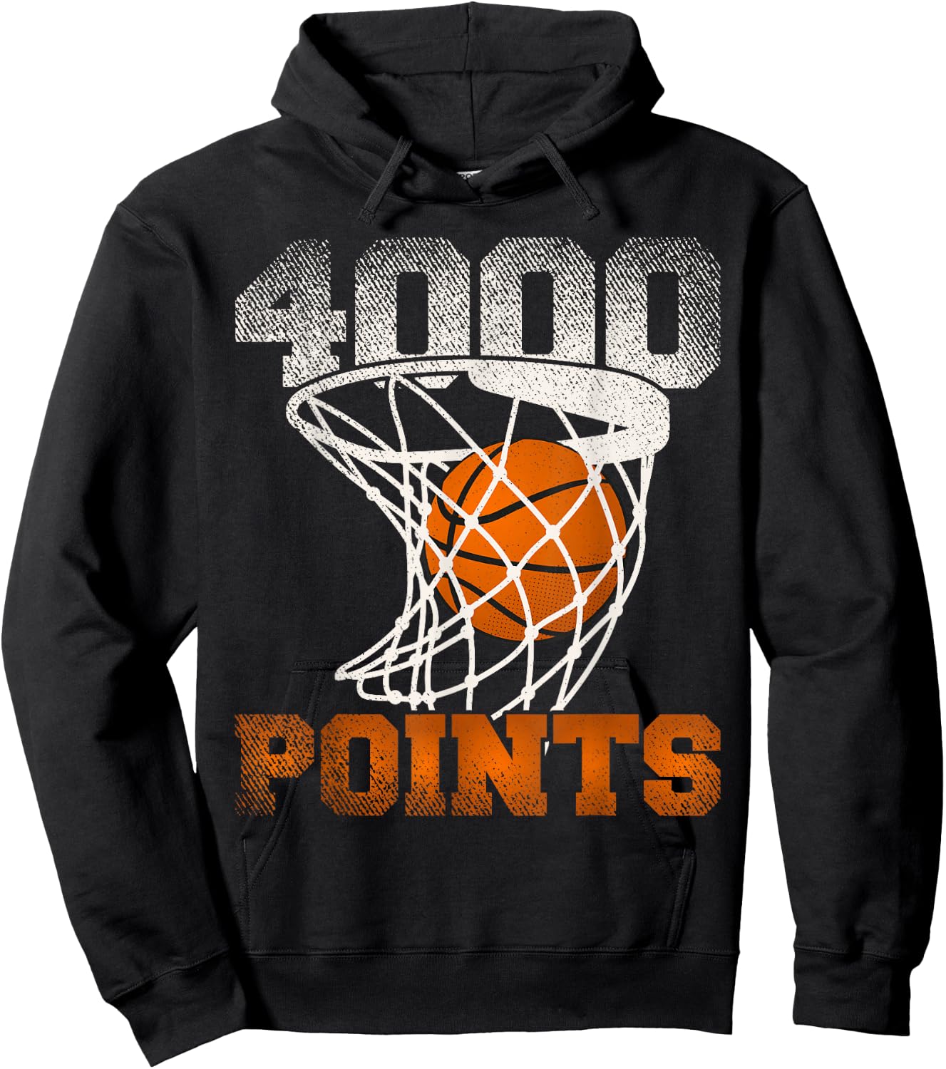 4000 Points Basketball For Your Favorite Basketball Player Hoodie - Hoodie | Black
