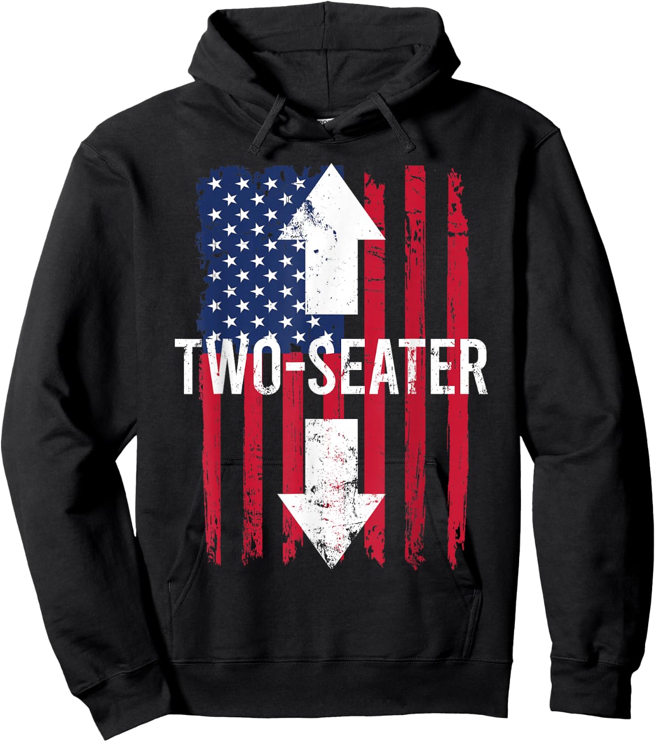 Two Seater Shirt Two-Seater Shirt 2 Seater Shirt Two Seater Hoodie - Hoodie | Black
