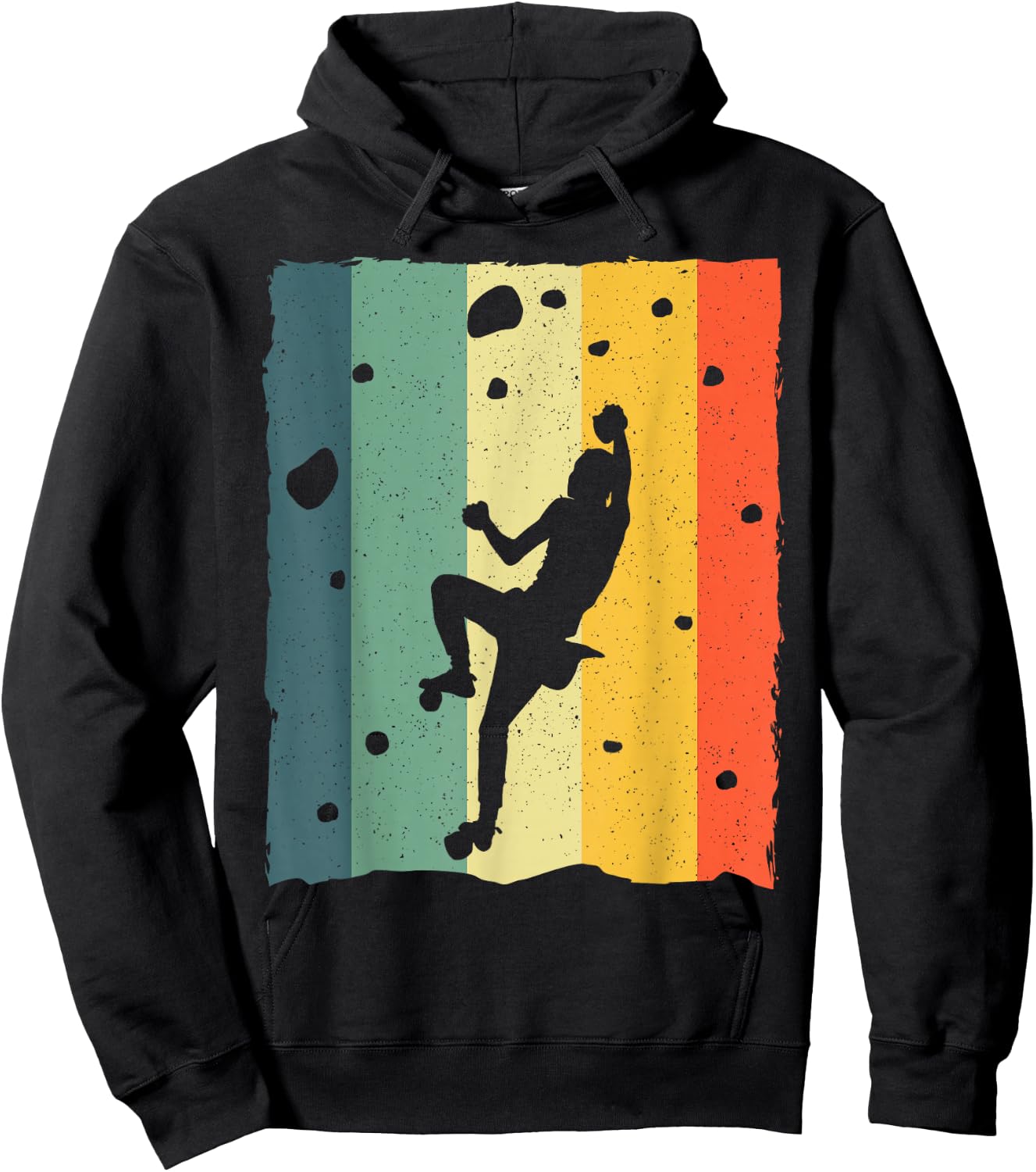 Cool Bouldering Women Boulderer Mountain Climber Hoodie - Hoodie | Black