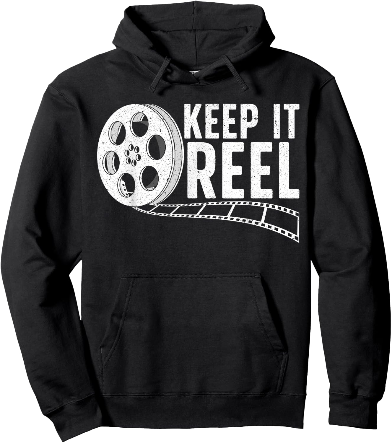 Cool Filmmaker Art Women Movie Film Maker Keep Reel Hoodie - Hoodie | Black