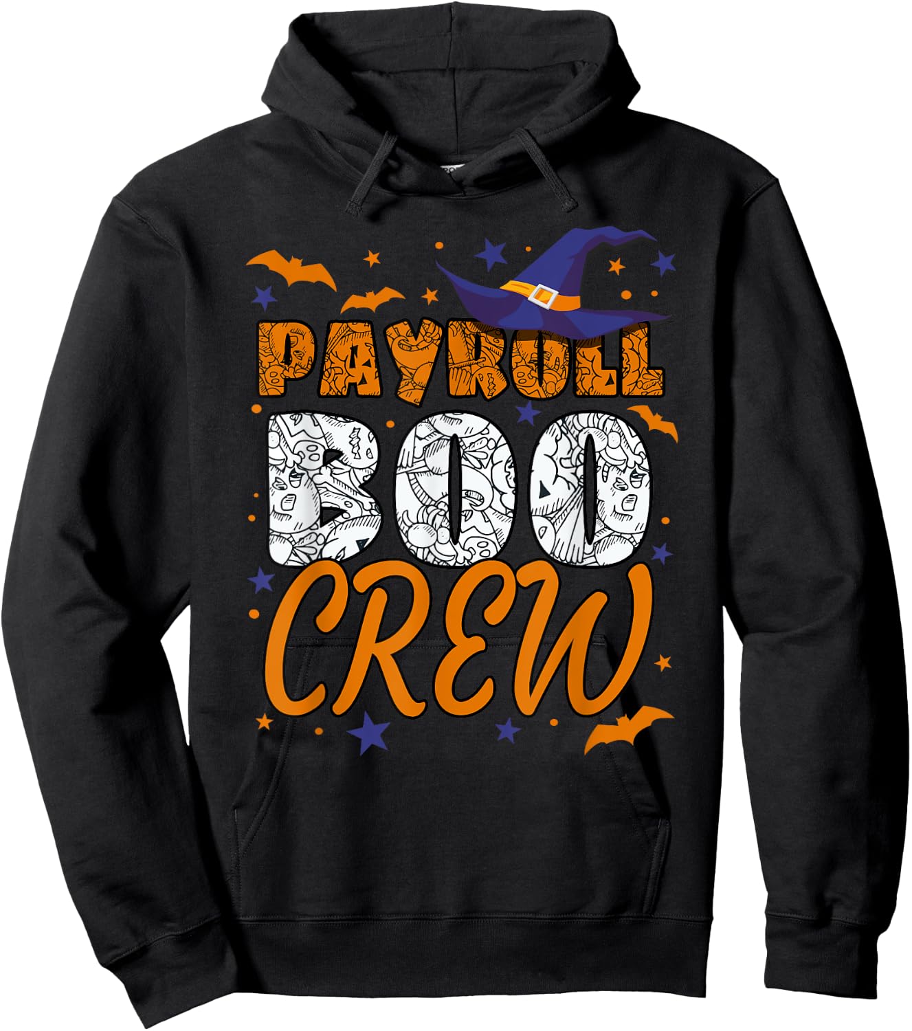 Payroll Boo Crew Halloween Payroll Manager Matching Hoodie - Hoodie | Black