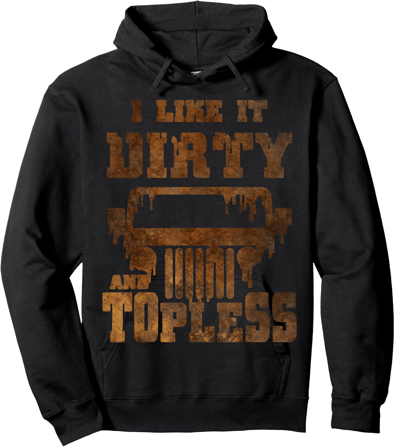 I Like It Dirty And Topless design Hoodie - Hoodie | Black
