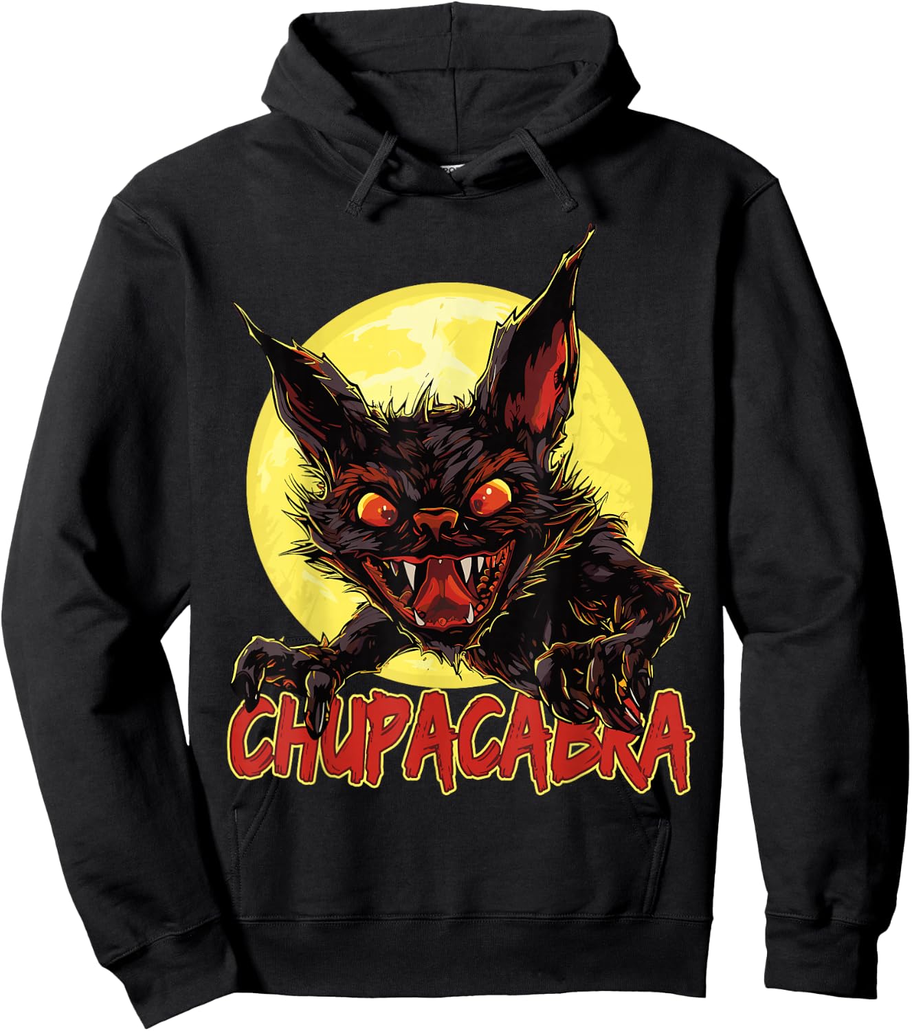 Mythical Monster - cryptid monster Chupacabra Hoodie - Hoodie | Black