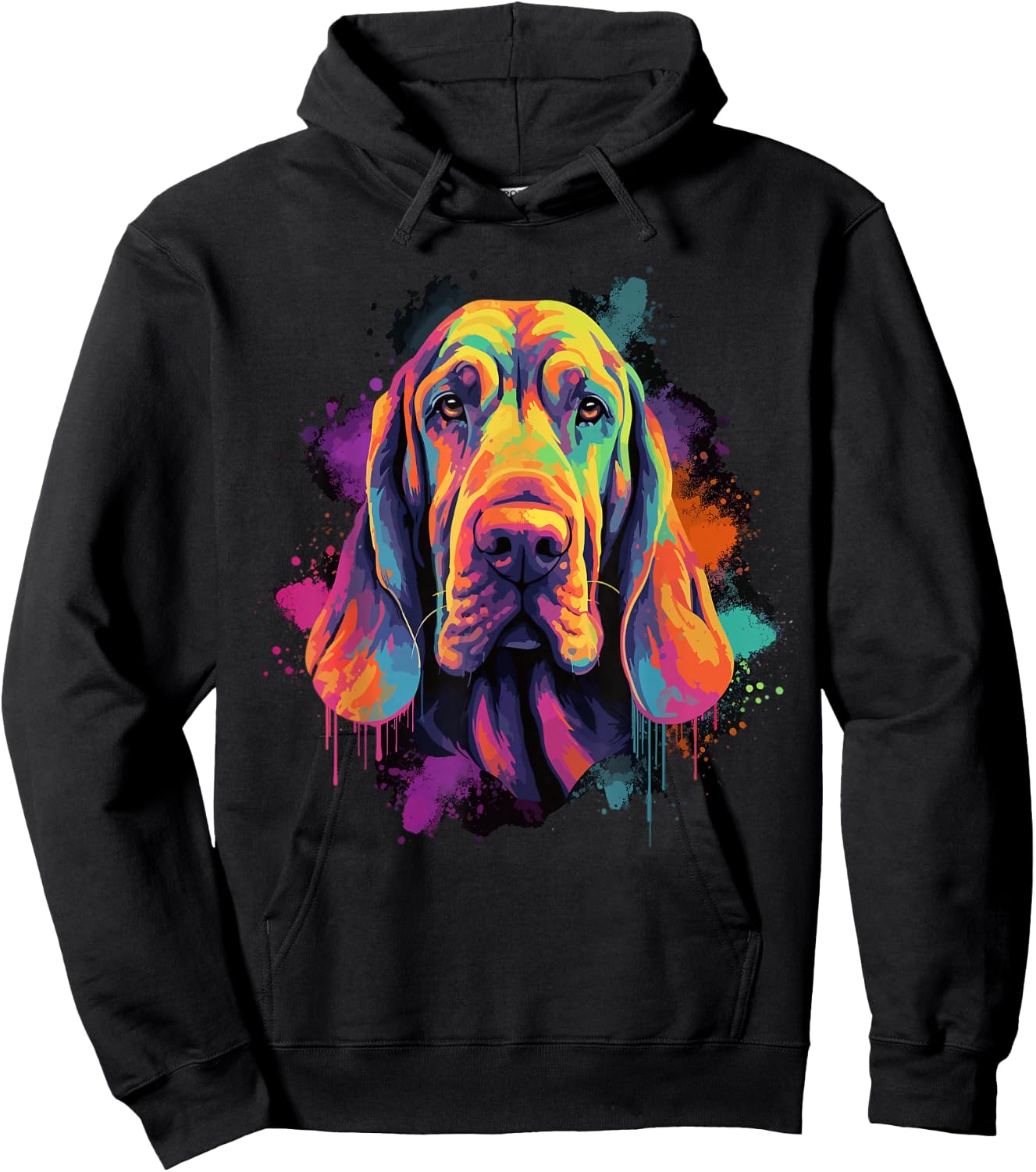 Bloodhound Dog Men Women Hoodie - Hoodie | Black