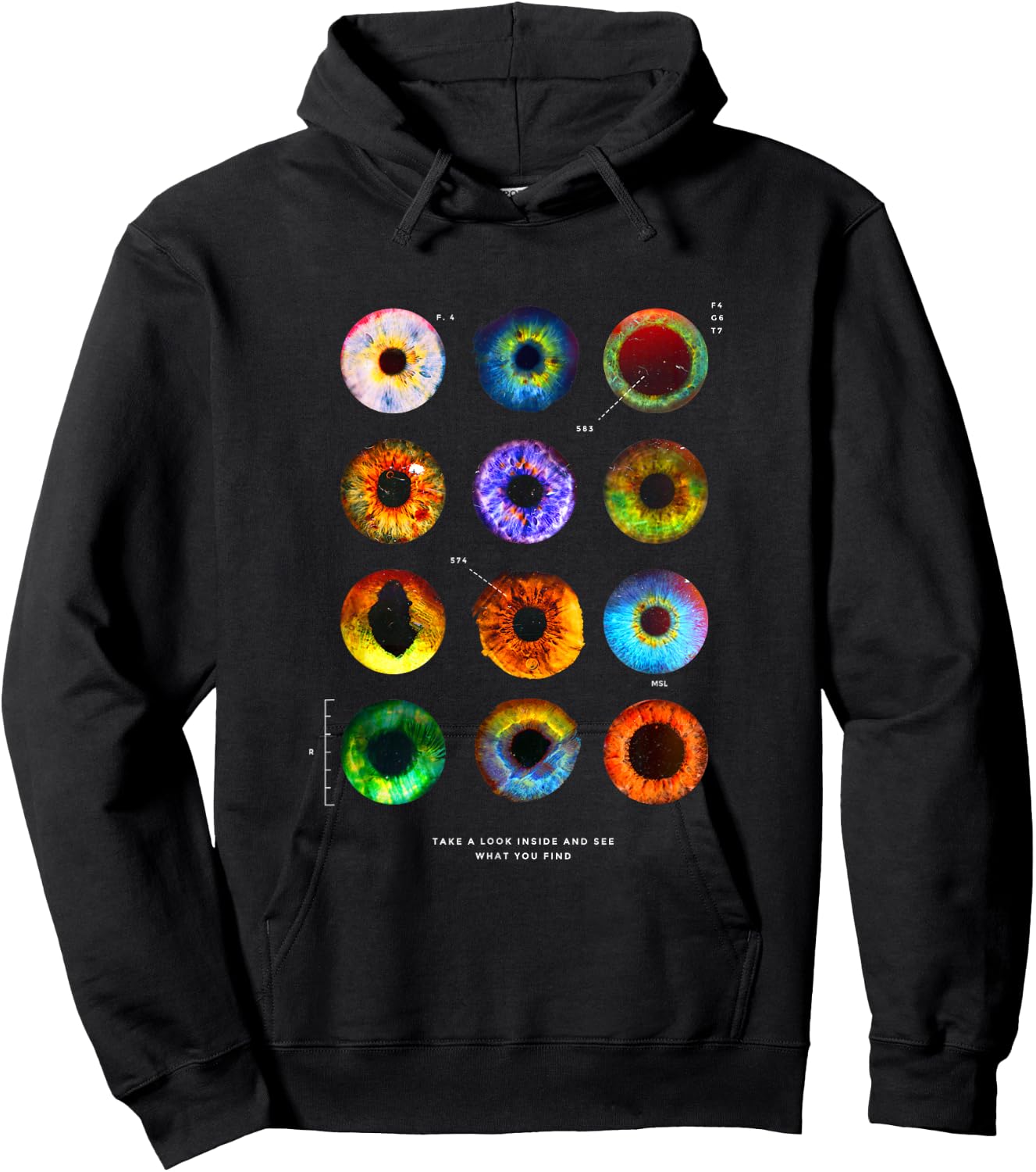 Iris Eye Anatomy Ophthalmologist Optician & Ophthalmologist Hoodie - Hoodie | Black