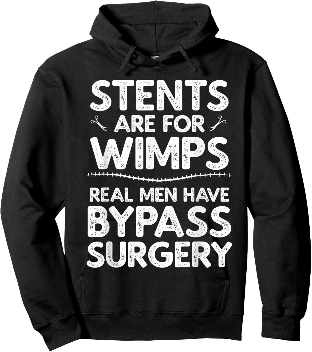 Cool Bypass Open Heart Surgery Art Boy Transplant Hoodie - Hoodie | Black