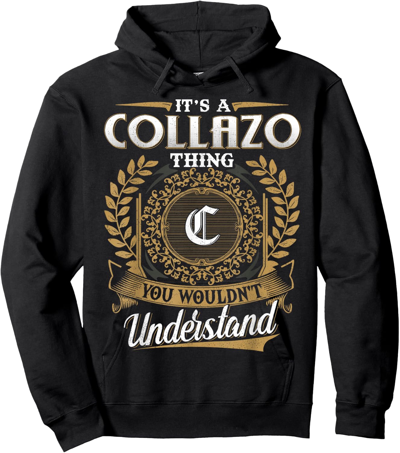COLLAZO Family - Last Name COLLAZO Surname Personalized Hoodie - Hoodie | Black