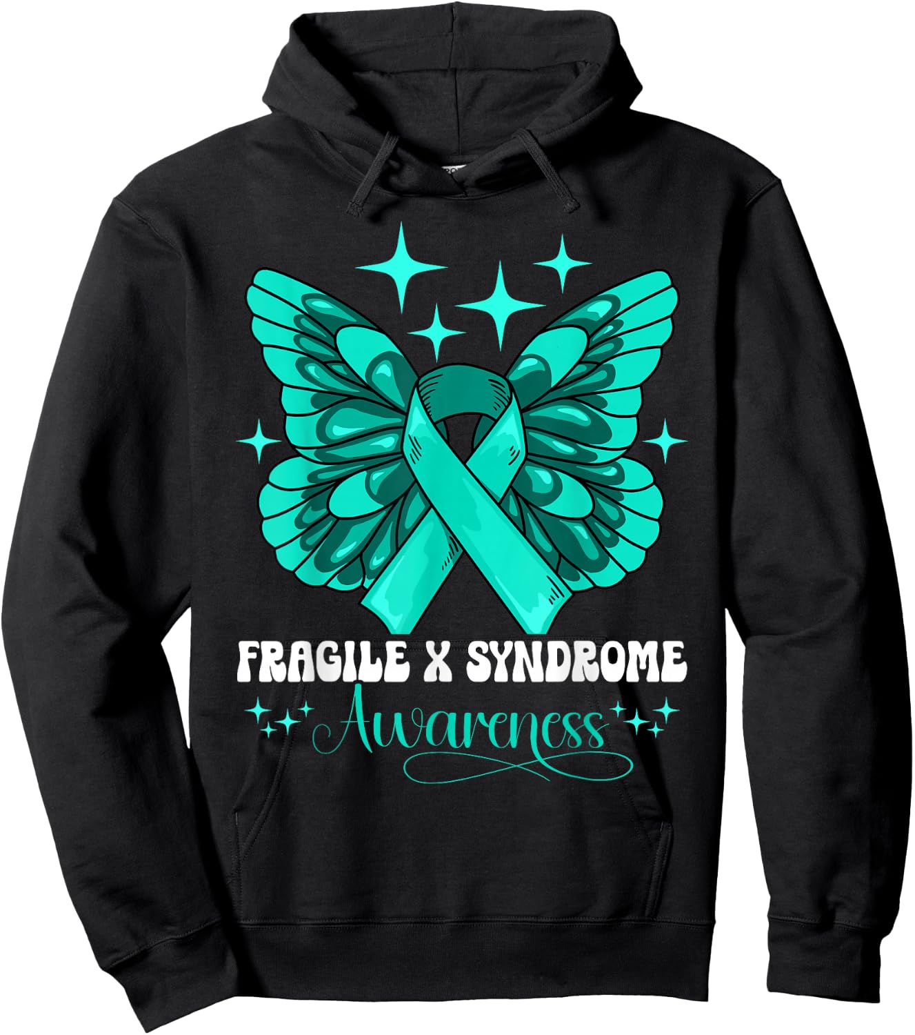 Fragile X Syndrome Awareness Hoodie - Hoodie | Black