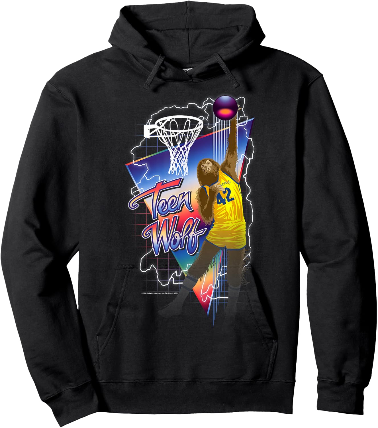 Teen Wolf Slam Dunk Hoodie - Hoodie | Black