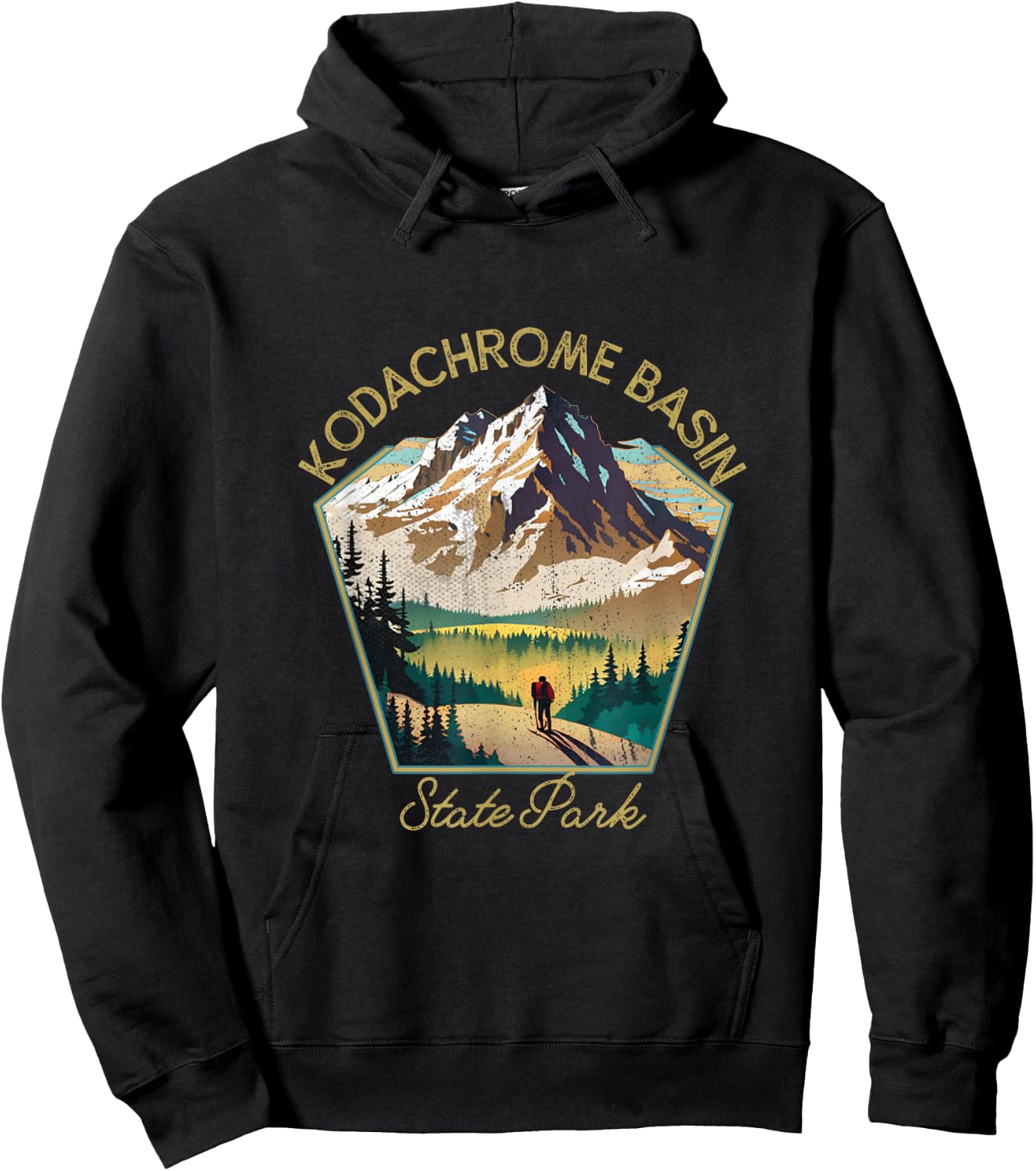 Kodachrome Basin State Park Retro Clothing - Souvenir Hoodie - Hoodie | Black