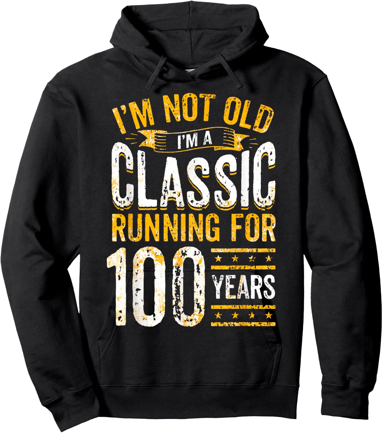 100th Birthday I 100 Year Old Classic Hoodie - Hoodie | Black