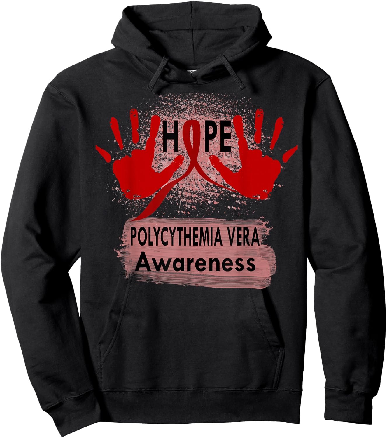 polycythemia vera Awareness Hoodie - Hoodie | Black
