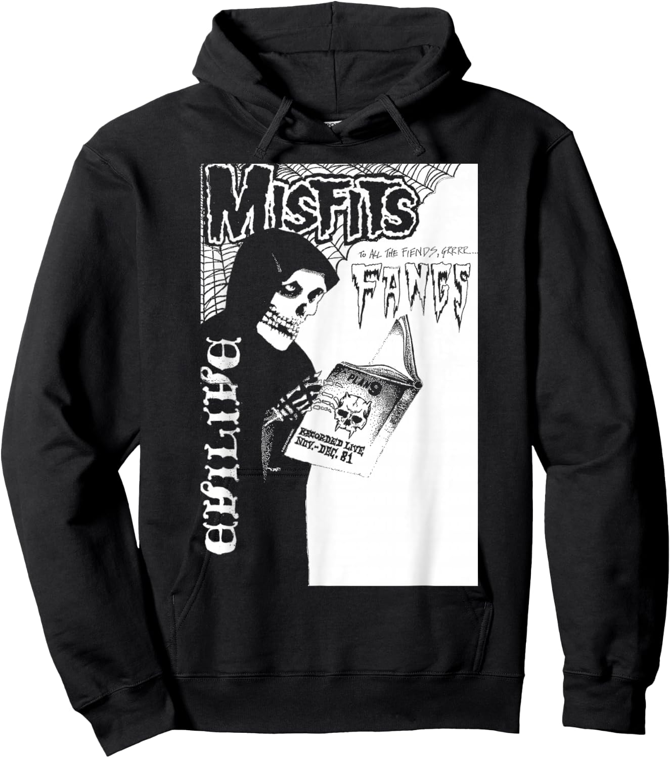 Misfits – Fangs Hoodie - Hoodie | Black
