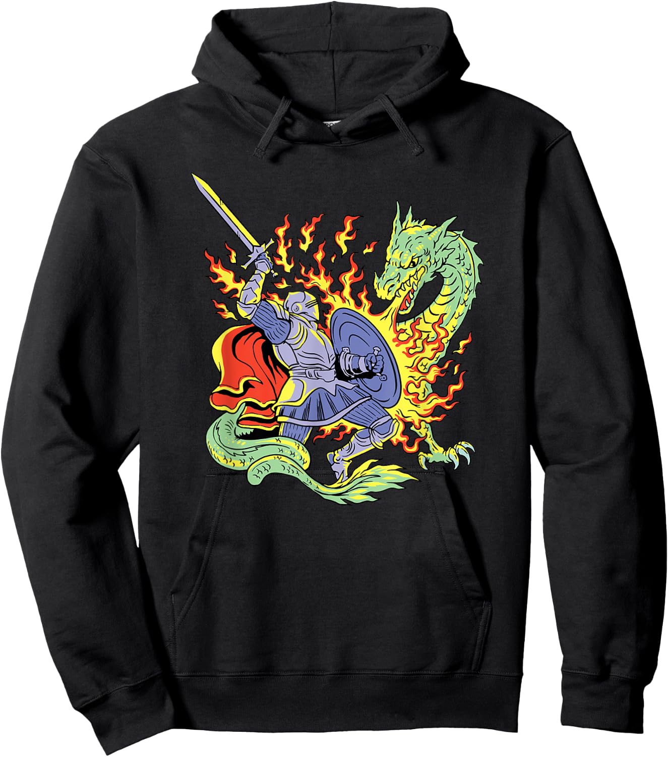 Dragon Slayer Hoodie - Hoodie | Black