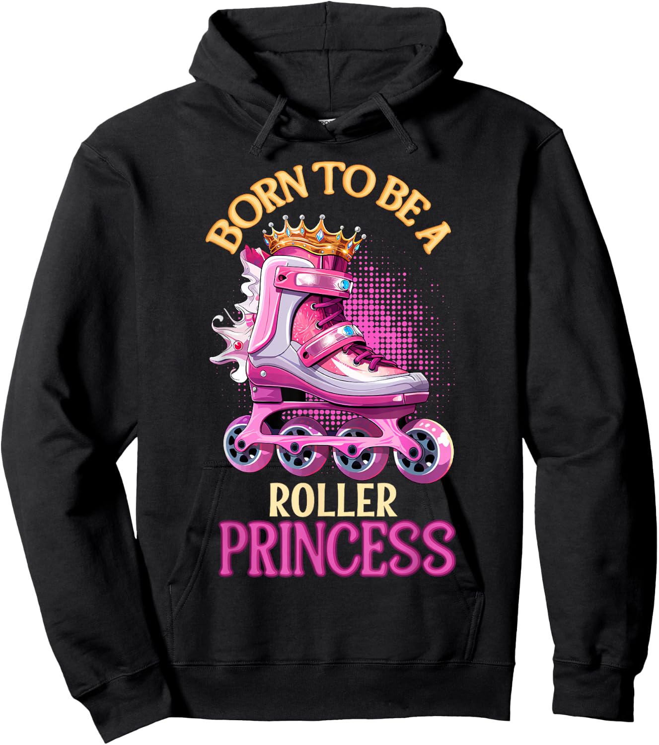 Roller Blade Rollerblading Roller Skates Skater Rollerblades Hoodie - Hoodie | Black
