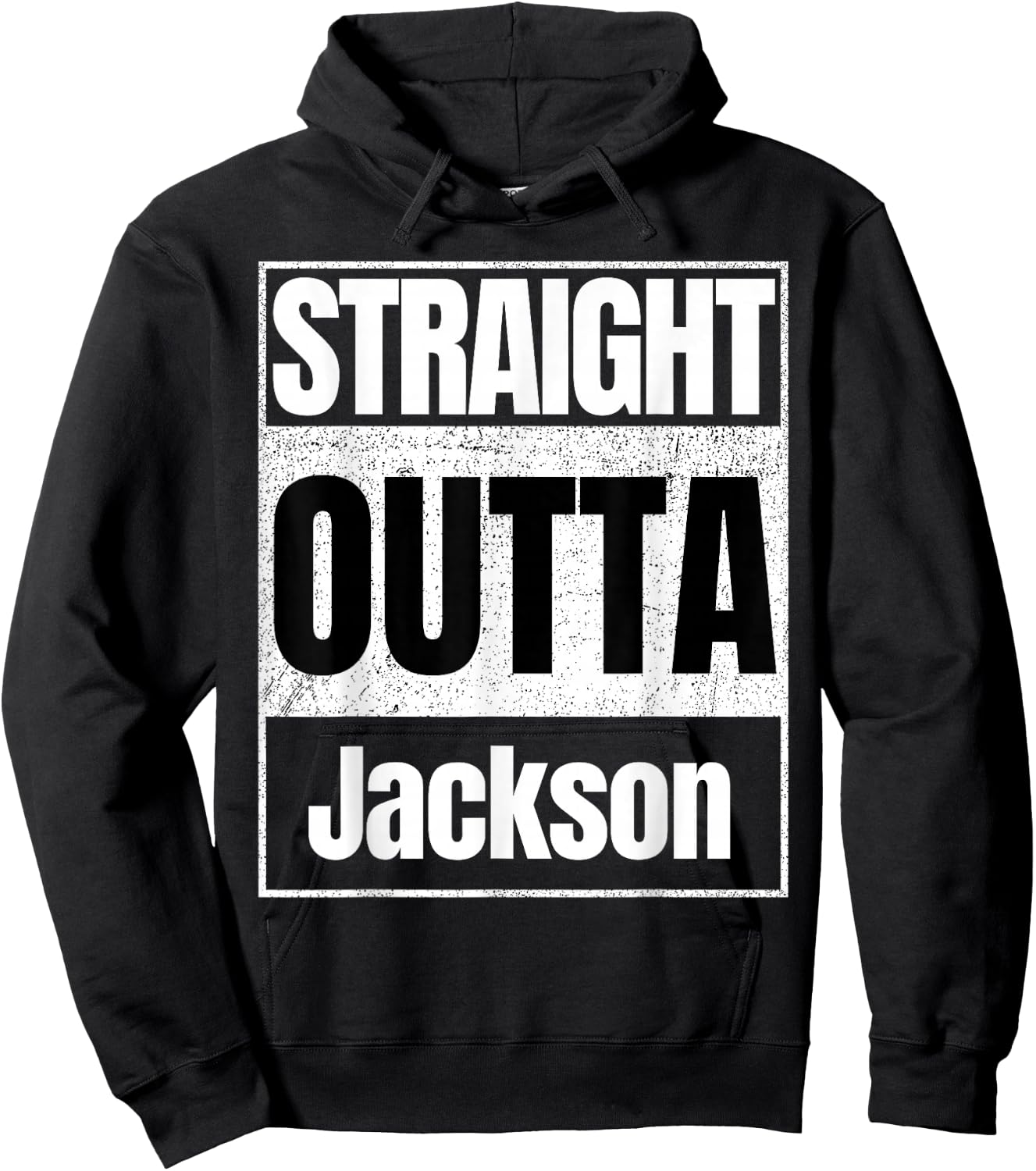 straight outta Jackson classic Hoodie - Hoodie | Black