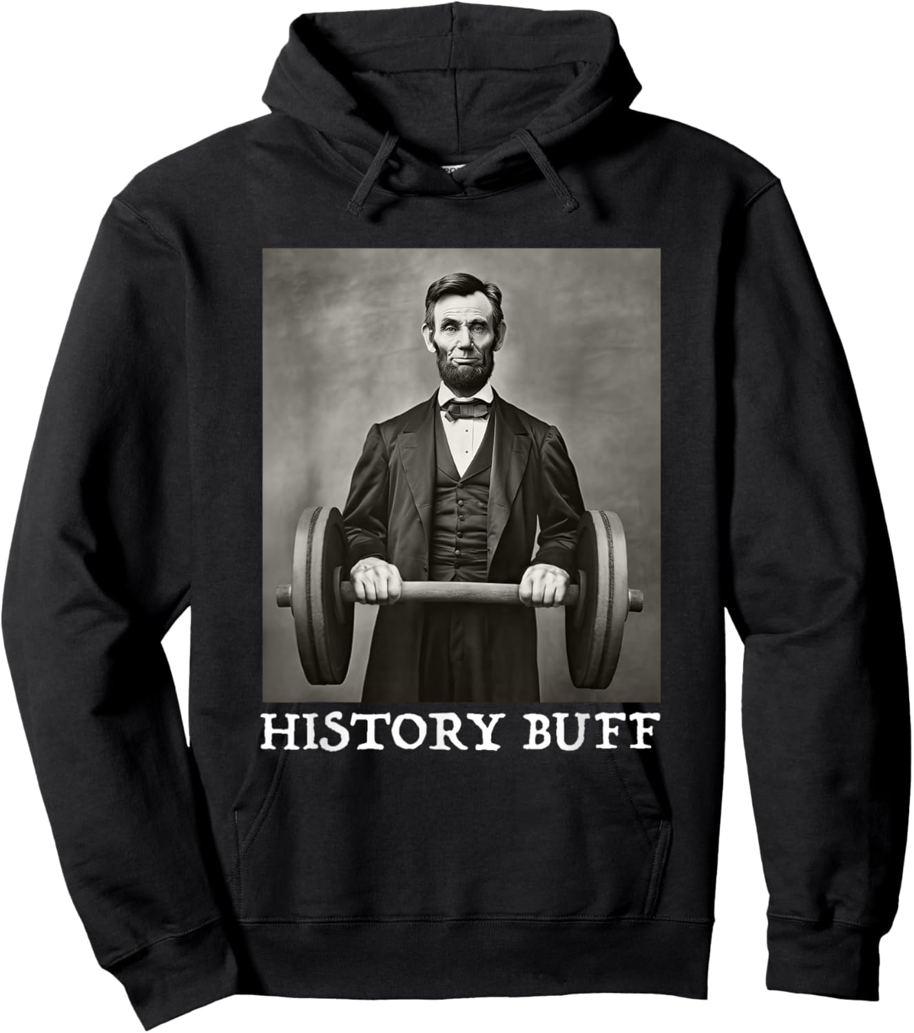 Funny Abraham Abe Lincoln Shirt July 4th History Buff Hoodie - Hoodie | Black