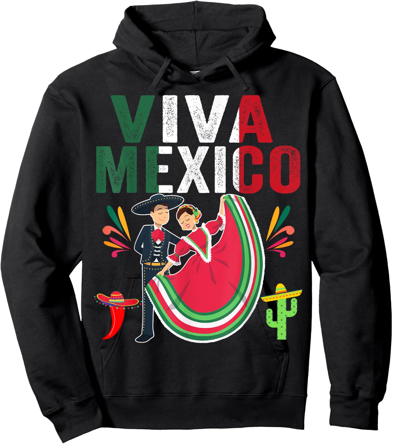 Butterfly Flag Mexico Independence Day Mexican Men Women Kid Hoodie - Hoodie | Black