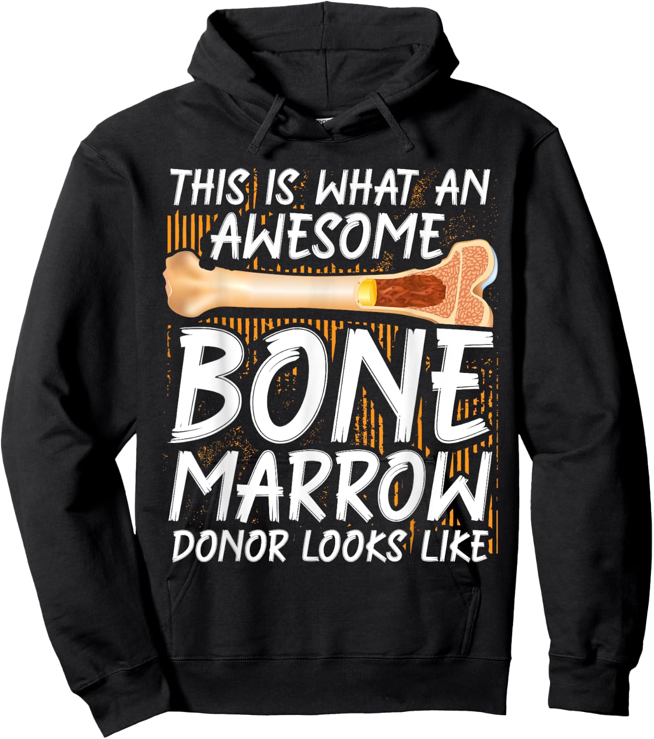 Bone Marrow Supplement Transplant Bone Marrow Donor Hoodie - Hoodie | Black