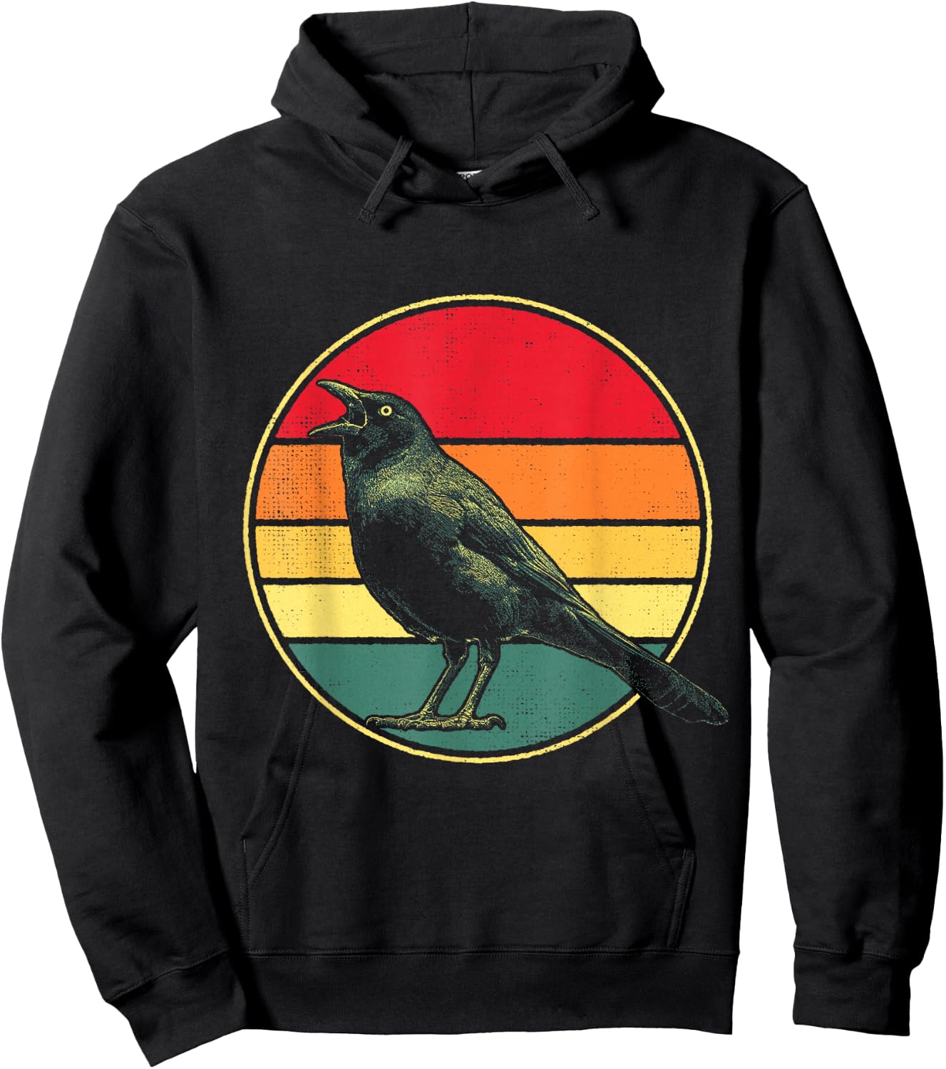 Grackle Bird Hoodie - Hoodie | Black
