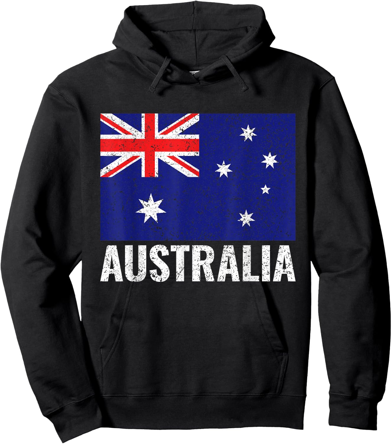 Australia Australian Flag Pride Vintage Gift DNA Patriotic Hoodie - Hoodie | Black