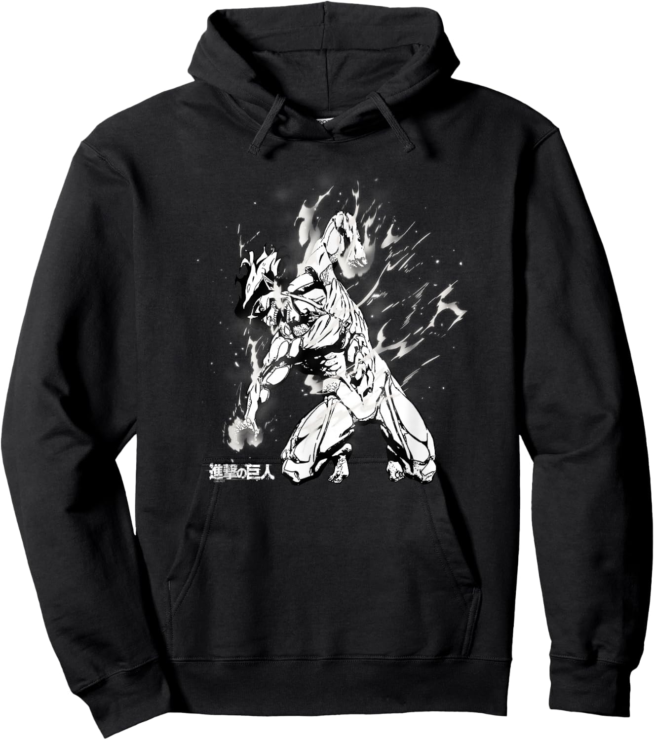 Attack on Titan Season 2 Titan Smoke AOT Anime Hoodie - Hoodie | Black