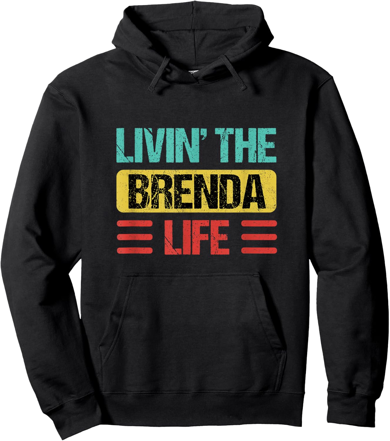 Brenda Name Hoodie - Hoodie | Black