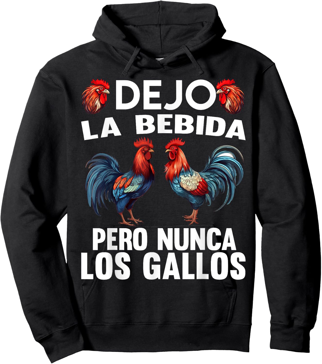 Gallero Hombre Papá Padre Tío Gallero Pelea De Gallos Hoodie - Hoodie | Black