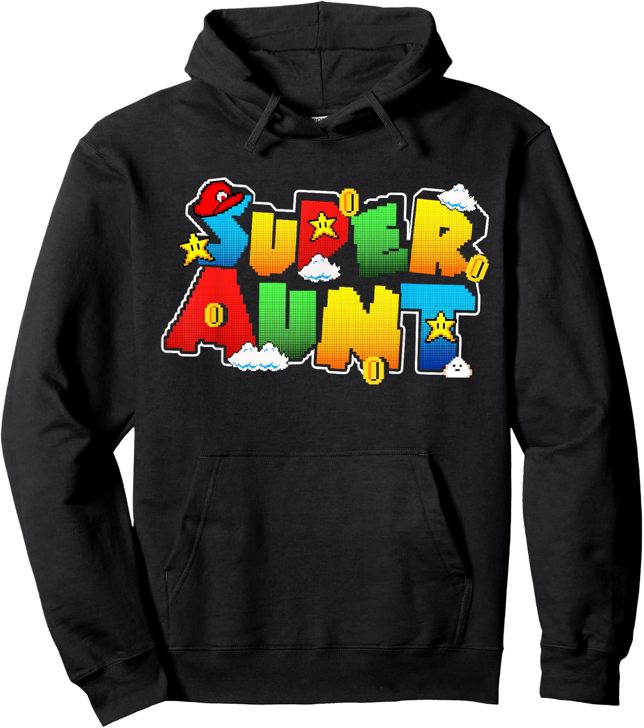 Super Aunt Best Aunt Ever Funny Gifts For Aunt Hoodie - Hoodie | Black