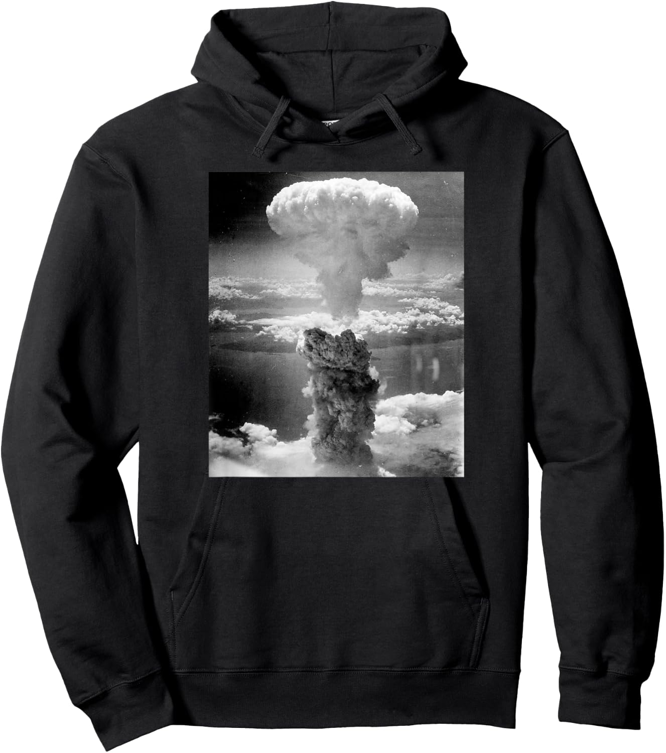 Atomic Bomb Nuclear Atomic Cloud Against Nuclear Test Nuclear Nuke Hoodie - Hoodie | Black