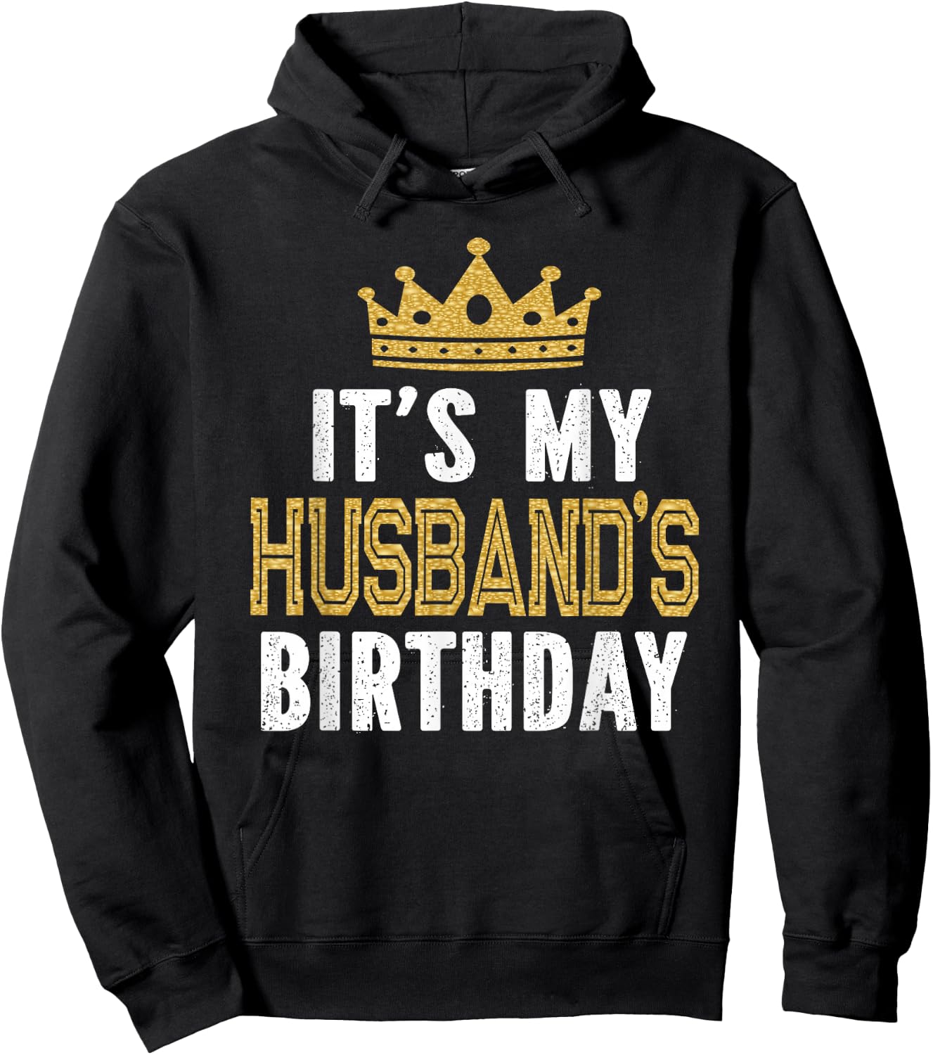 It's My Husband's Birthday Party Family Matching Small Hoodie - Hoodie | Black