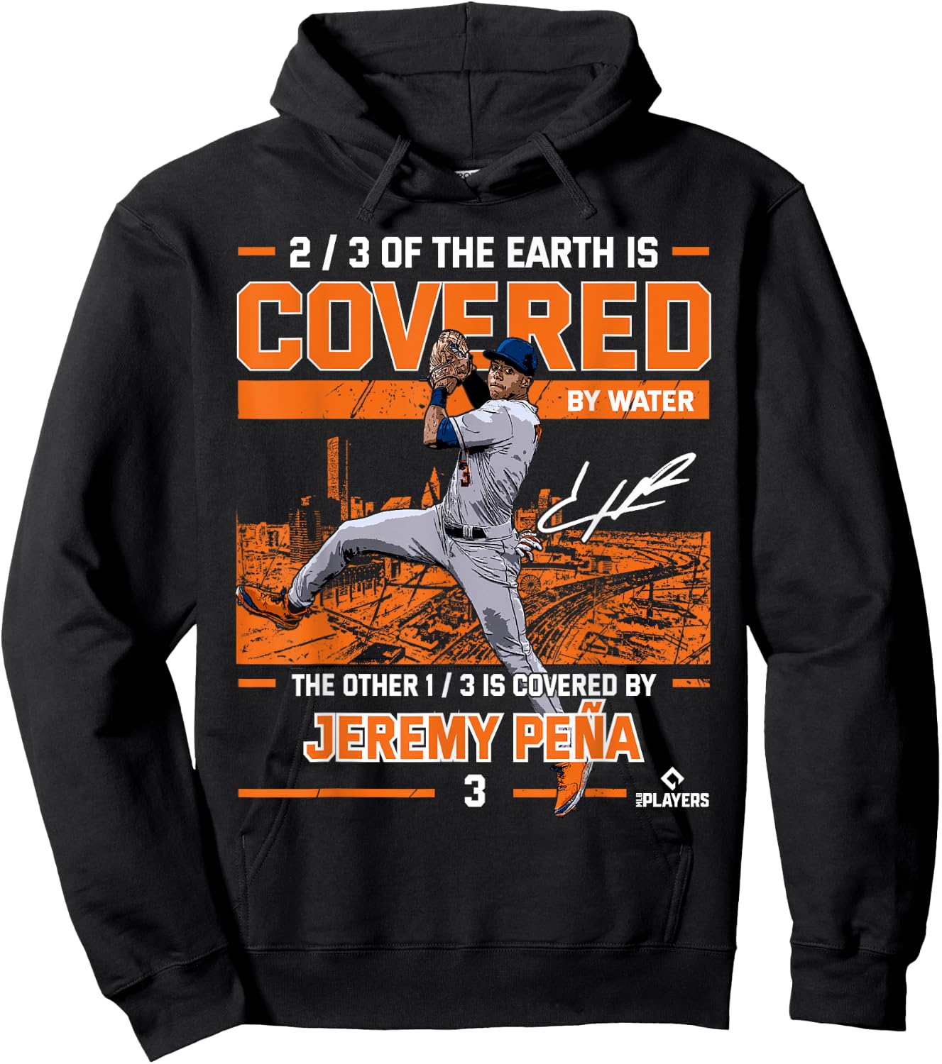 BallPark MVP Houston MLBPA Jeremy Pena , Black, Small Hoodie - Hoodie | Black