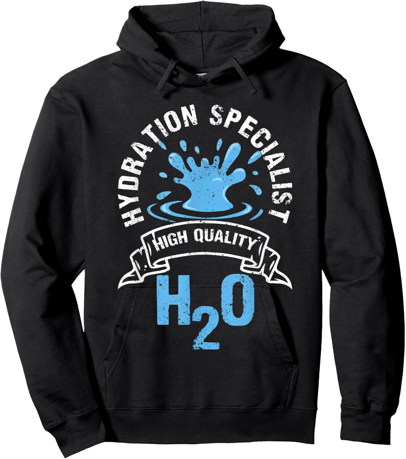 Hydration Specialist Waterboy Team Manager H2O Hoodie - Hoodie | Black