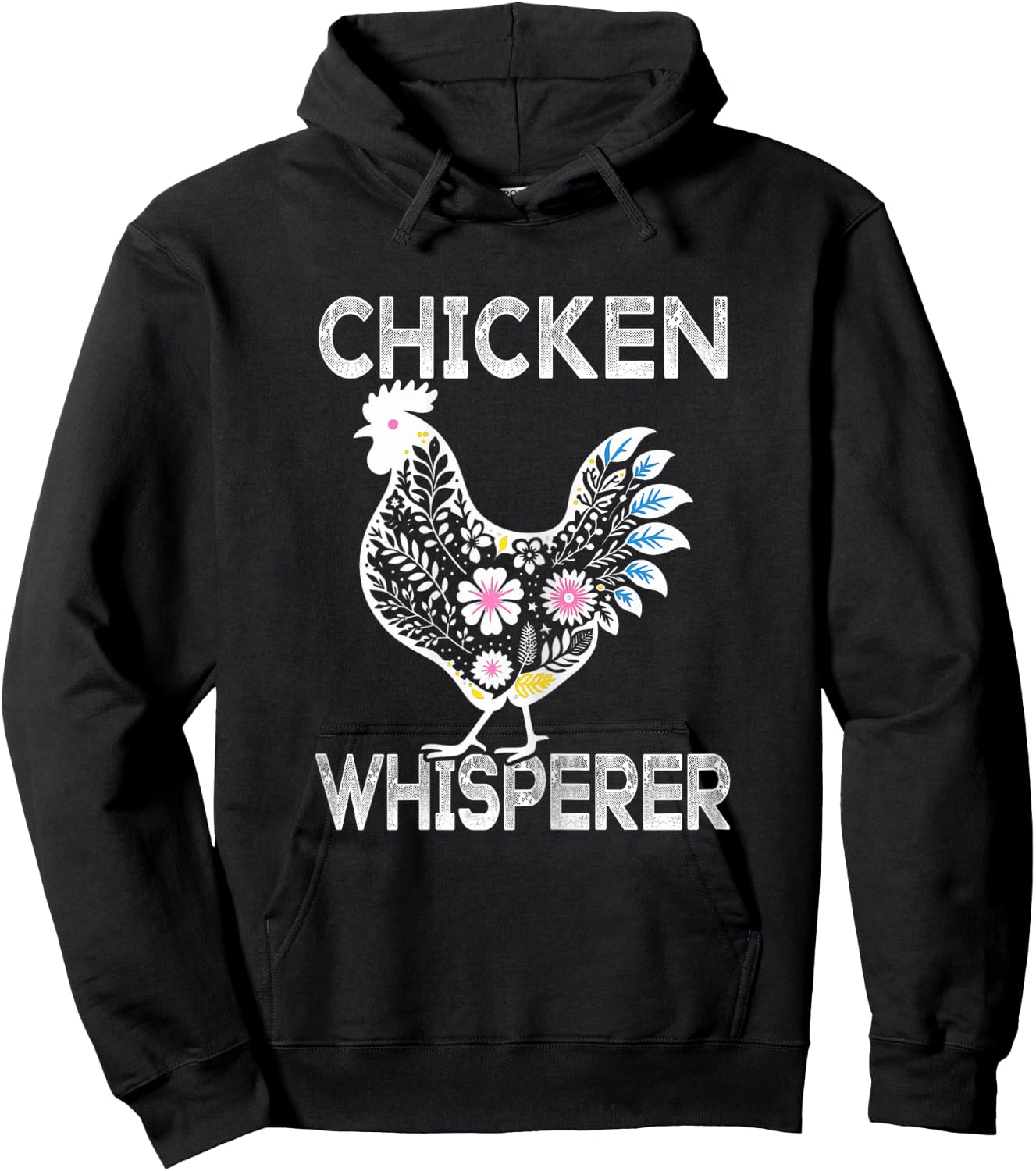 Cute Chicken Lover Gifts Women Girls Funny Chicken Whisperer Hoodie - Hoodie | Black