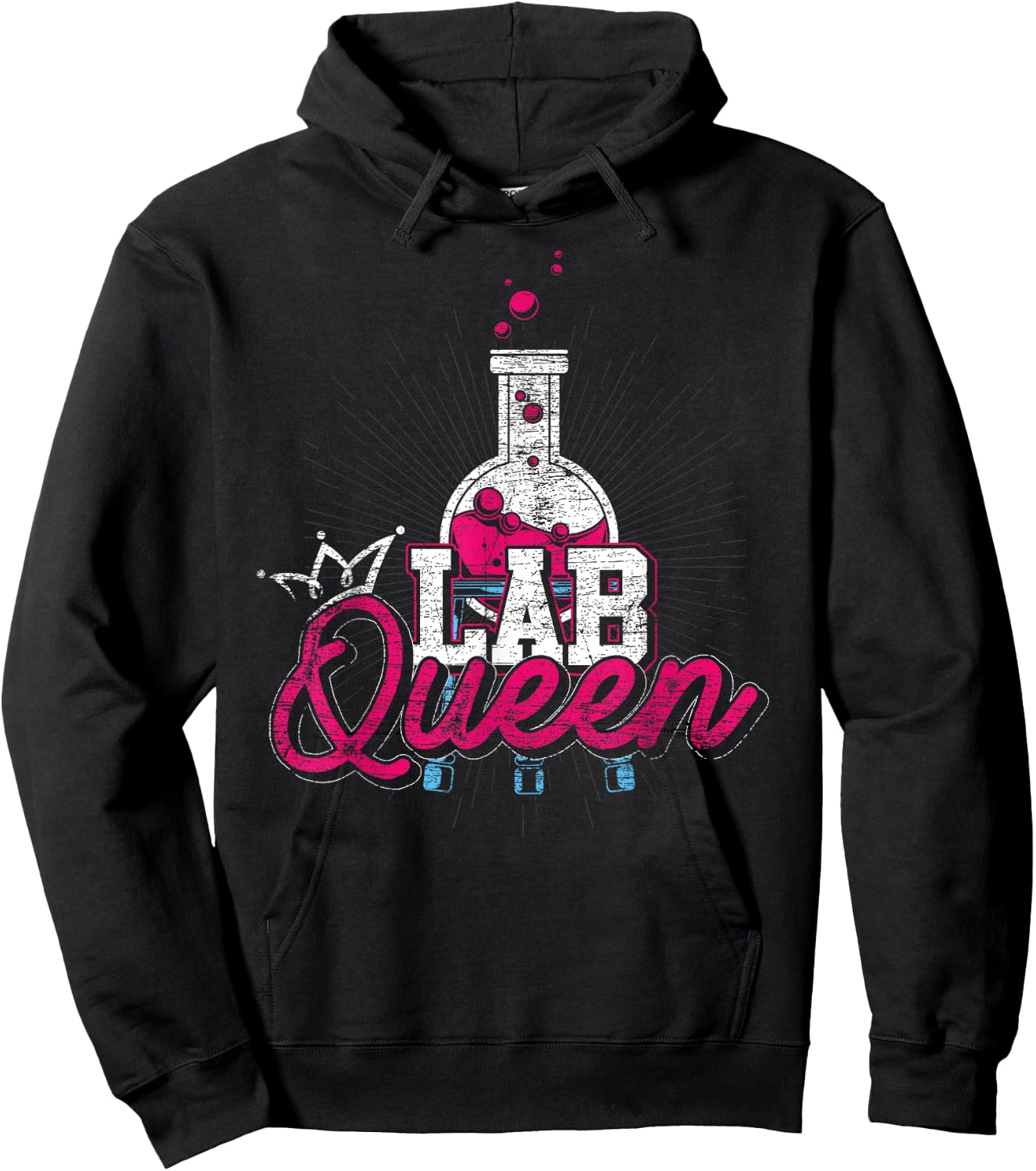 Lab Technician Lab Queen Medical Laboratory Scientist Hoodie - Hoodie | Black