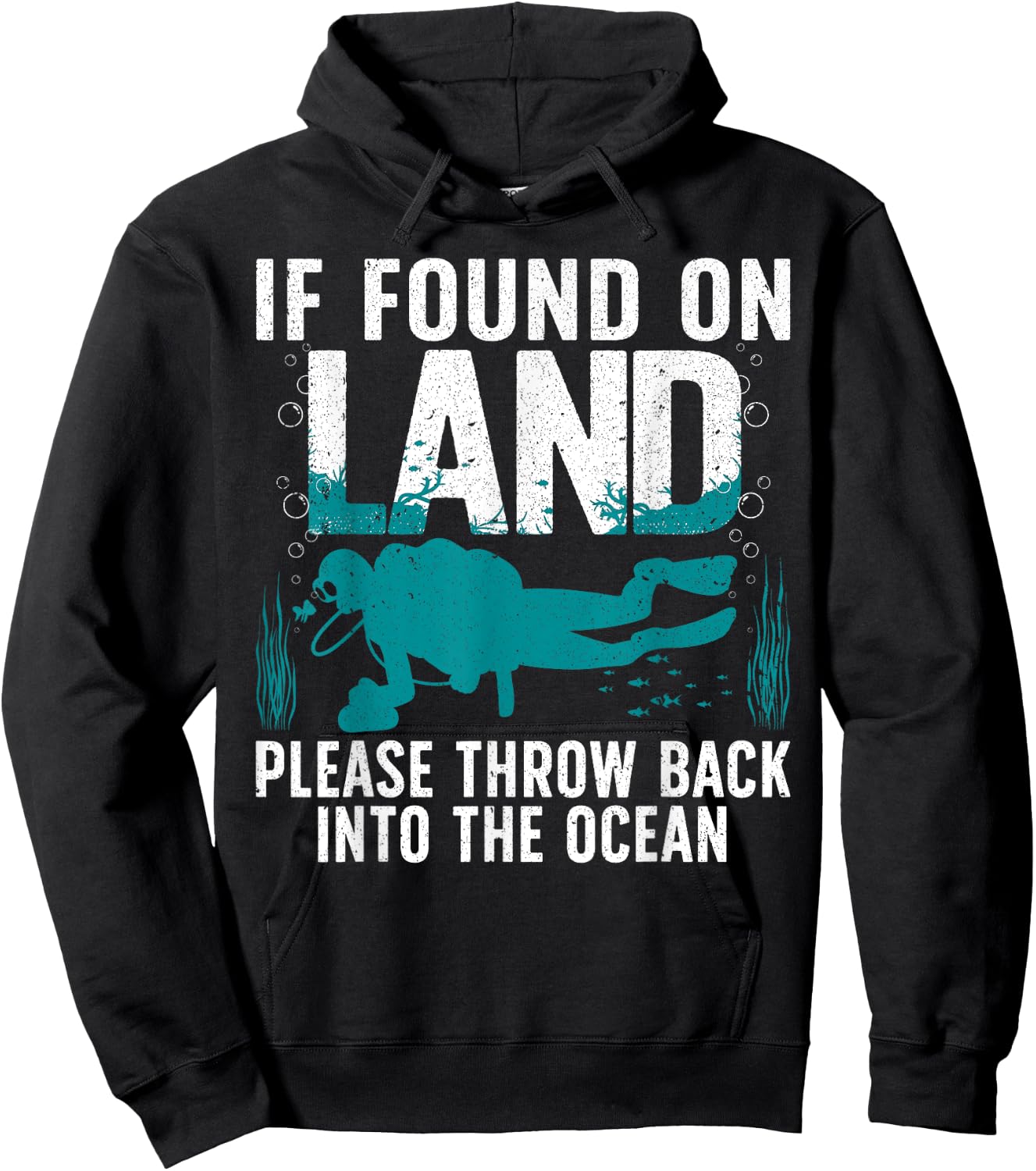 Cool Scuba Diving Women Ocean Open Water Scuba Diver Hoodie - Hoodie | Black