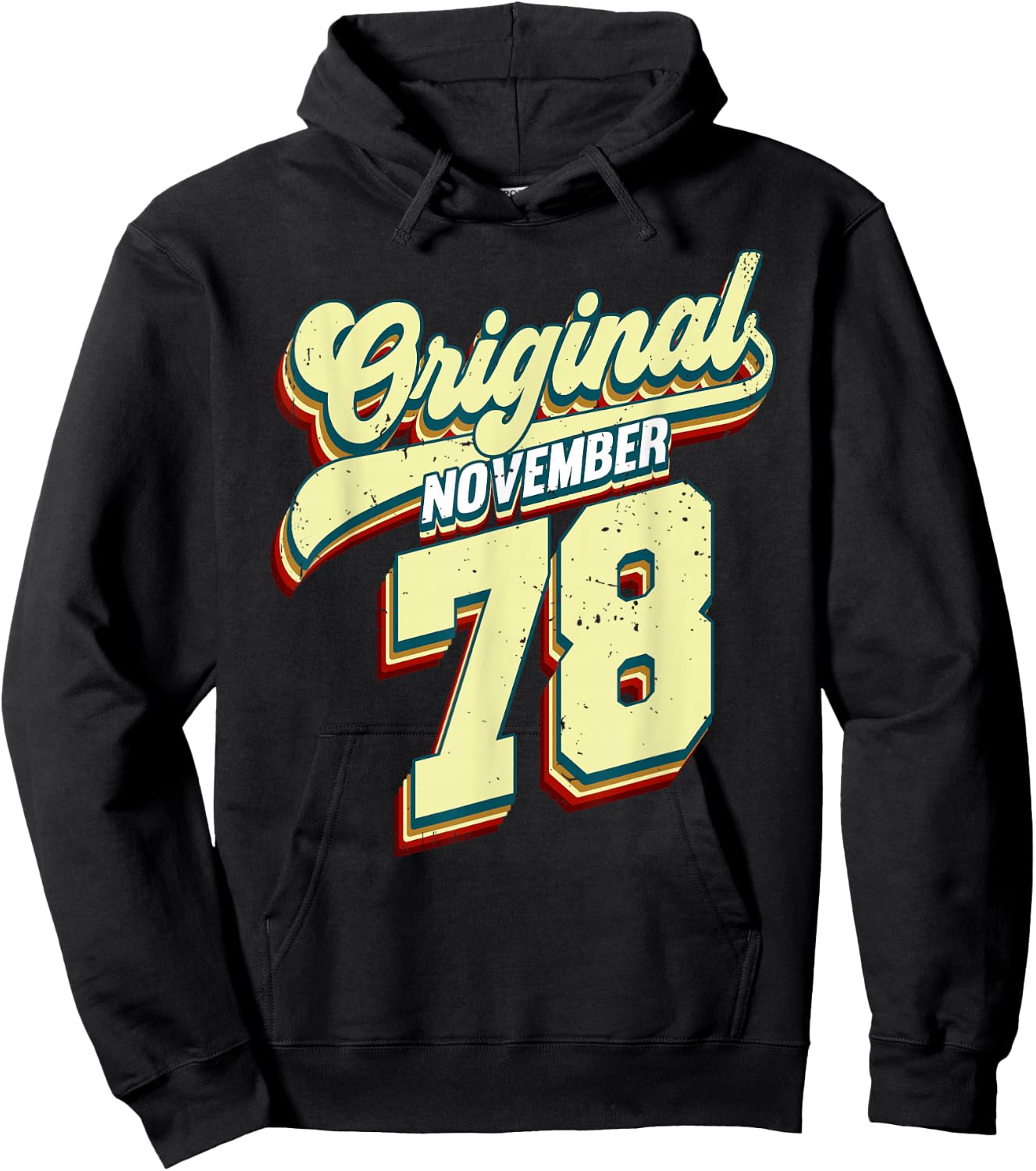 November Original 1978 Hoodie - Hoodie | Black