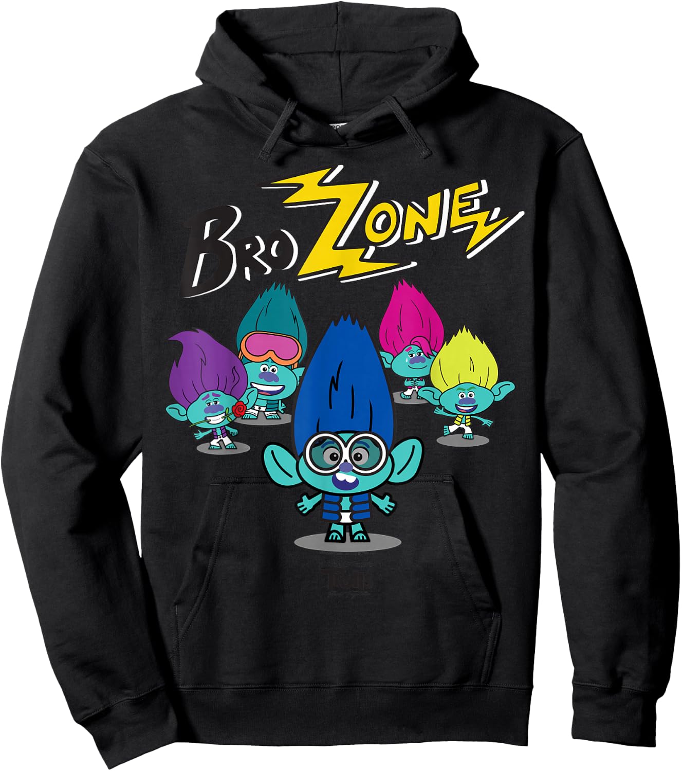 DreamWorks Trolls Band Together BroZone Spotlight Hoodie - Hoodie | Black