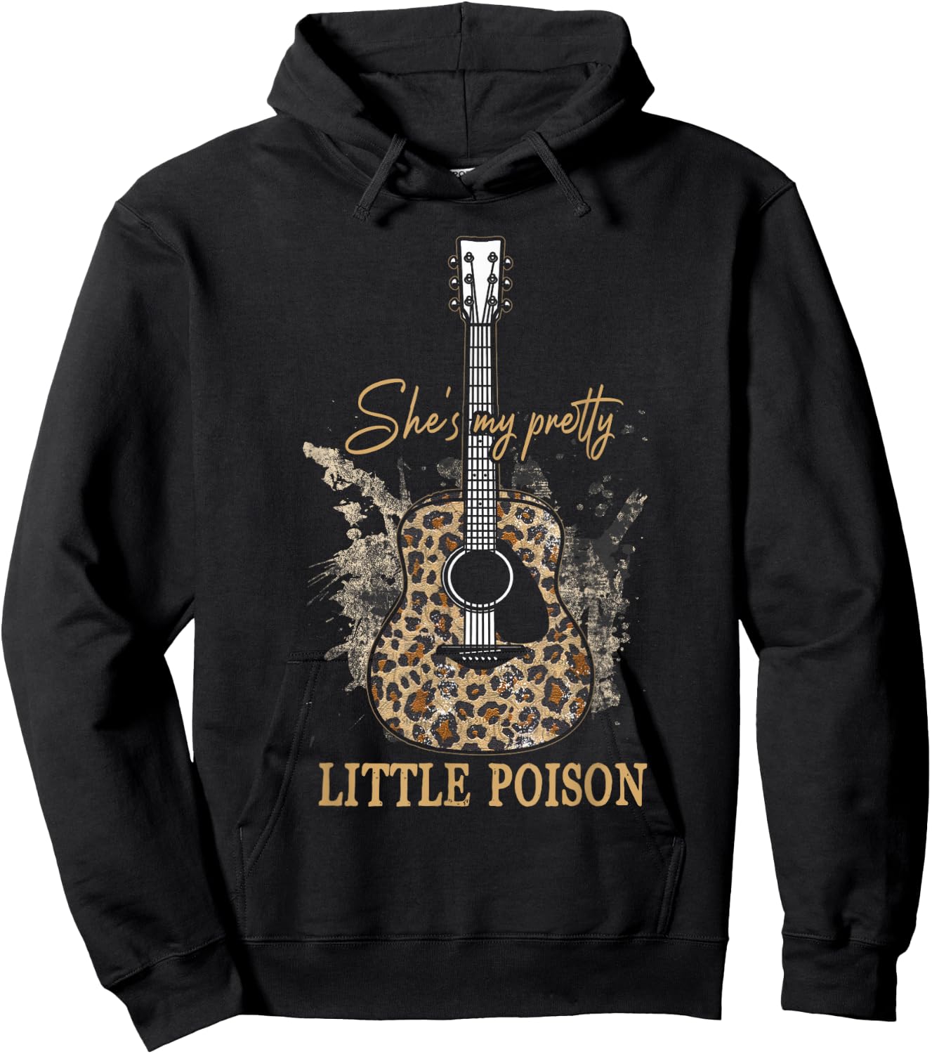 Pretty-Little Poisons Classic Guitar Music Hoodie - Hoodie | Black