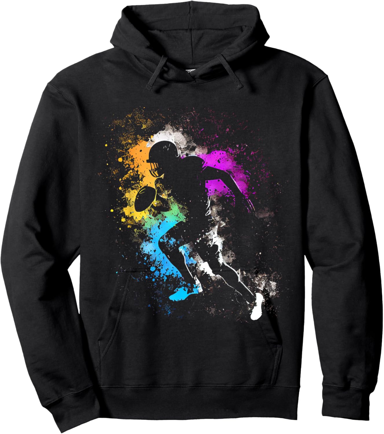 American Football Player American Football Hoodie - Hoodie | Black