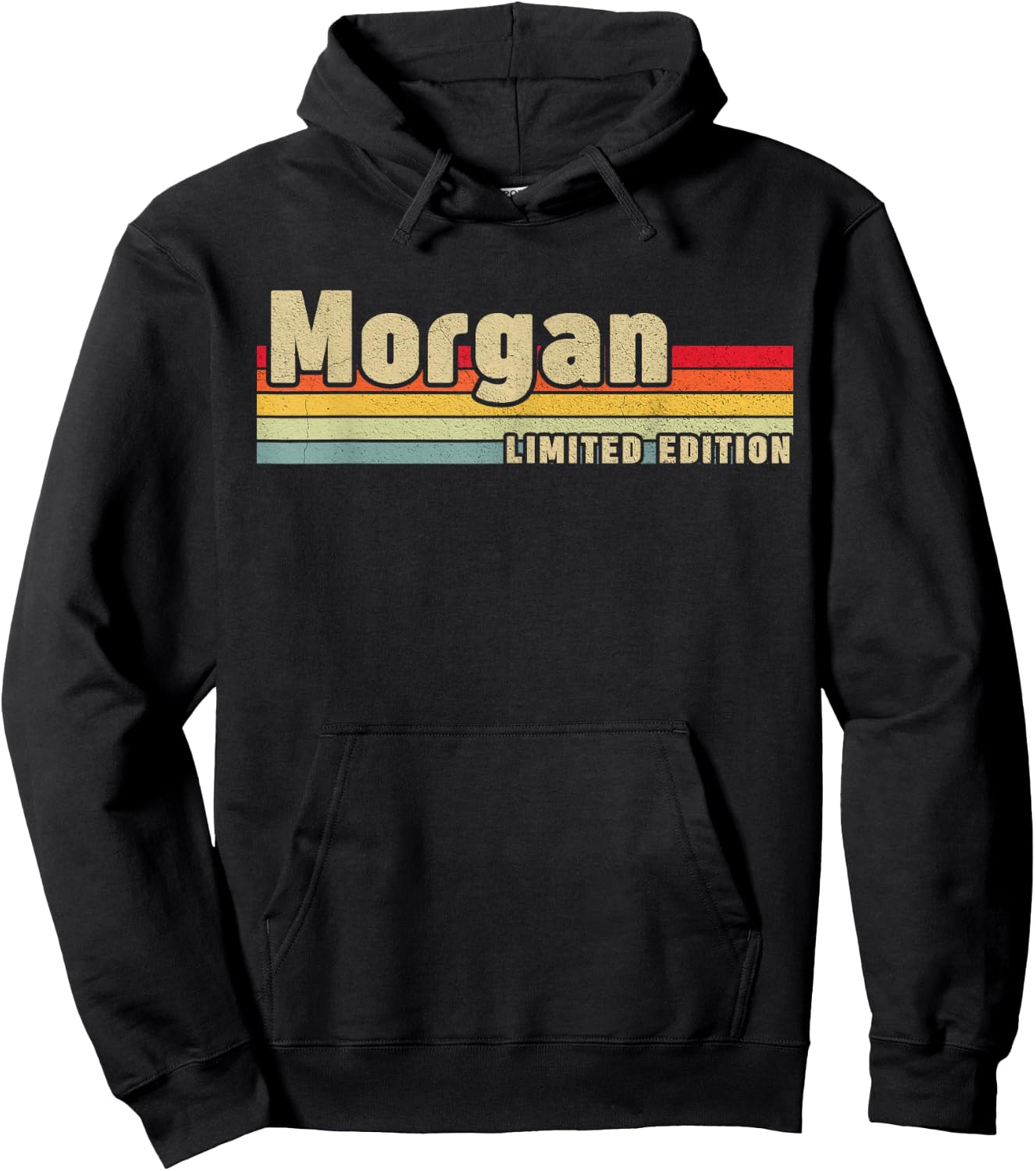 Morgan Gift Name Personalized Birthday Funny Christmas Hoodie - Hoodie | Black
