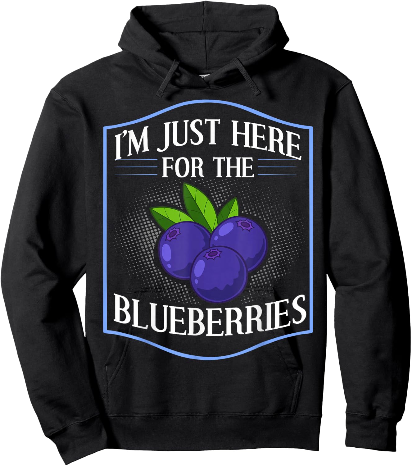 Blueberry Plant Blueberries Farmer Bush Tree Muffins Hoodie - Hoodie | Black