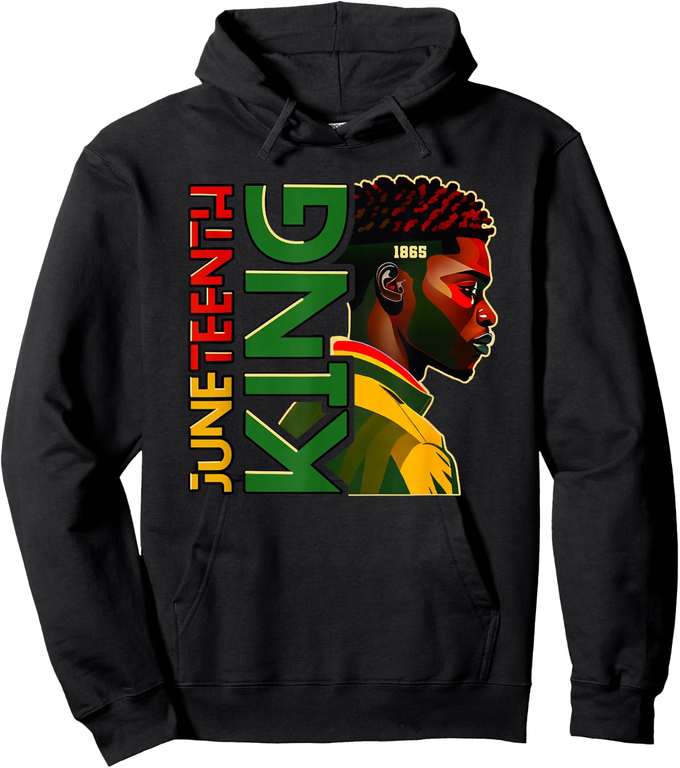 Juneteenth black King , Juneteenth Shirt , Black Men Hoodie - Hoodie | Black